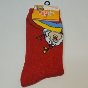 Rainbow Brite Red and Yellow Socks